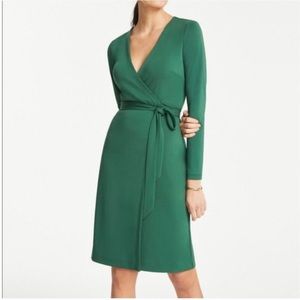 Emerald/Teal Ann Taylor Wrap Dress